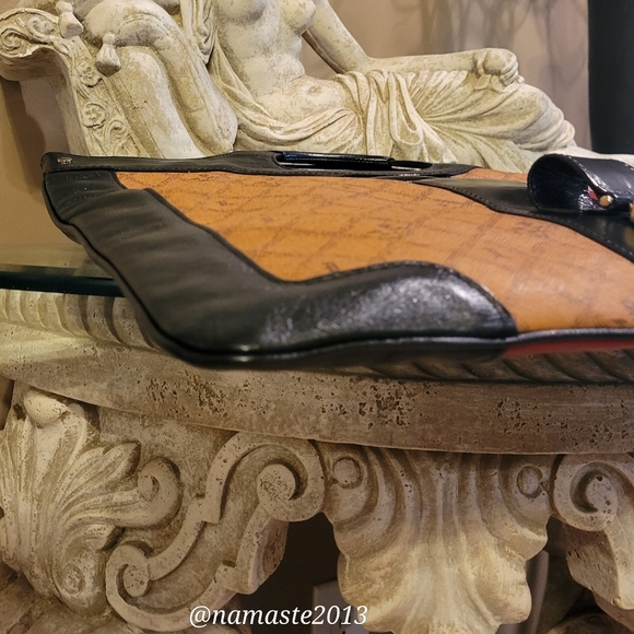 L.A.M.B. by Gwen Stefani Bullseye Convertable Crossbody Clutch Laptop bag #625 - Picture 9 of 13